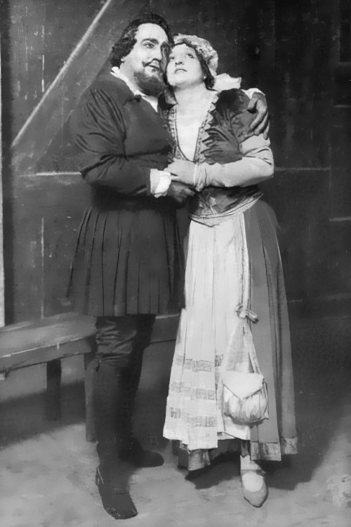 Enrico Caruso (Jean of Leyden) i Claudia Muzio (Berthe), Giacomo Meyerbeer, <em>Prorok</em>