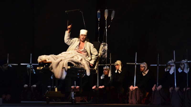 Davor Radić kao Amfortas, Richard Wagner, <em>Parsifal</em>, HNK u Zagrebu, 2011.