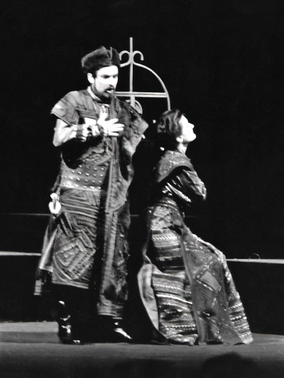 Ante Ivić (Juranić) i Dušanka Simonović (Jelena), Ivan pl. Zajc <em>Nikola Šubić Zrinjski</em>, debi, HNK Split, 1984.