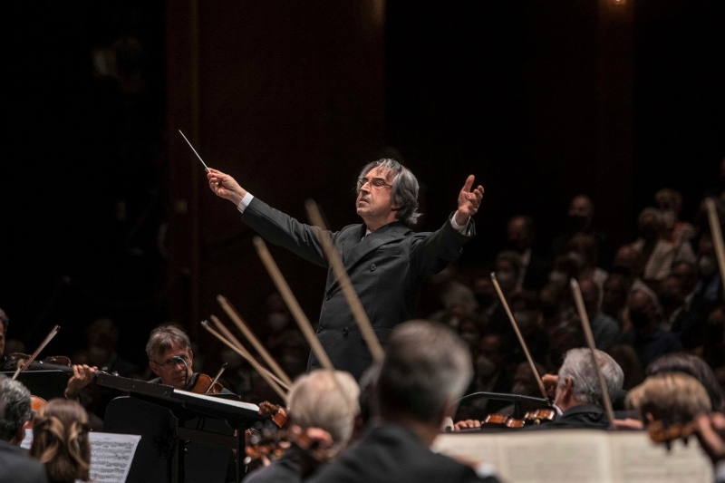 Dirigent Riccardo Muti i Bečka filharmonija, Salzburške svečane igre 2021.