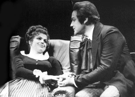 Blaženka Milić (Mimì) i Berto Matešić (Rodolfo) – Giacomo Puccini, La Bohème, HNK u Zagrebu, 1971.