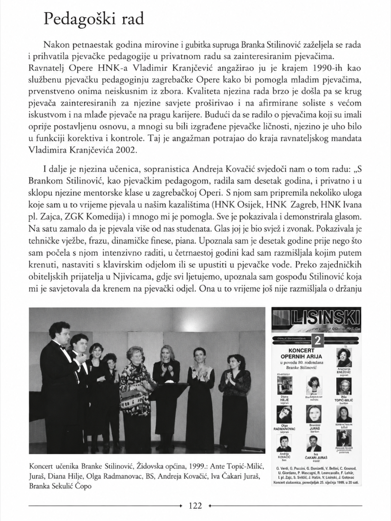 Davor Schopf: <em>Branka Stilinović – Zlatni glas zagrebačke Opere</em>, ur. Mladen Mordej Vučković, Hilarion, Zagreb, 2026.