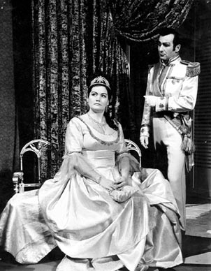 Branka Galić (Liza) i Zlatko Foglar (Jelecki) – Petar Iljič Čajkovski, Pikova dama, HNK u Osijeku, 1970.