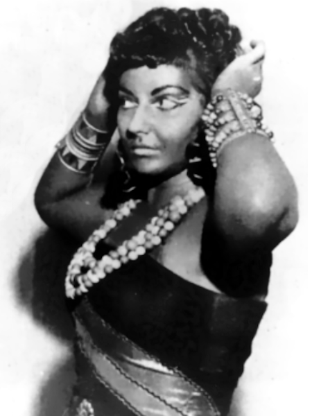 Maria Callas (Aida), Giuseppe Verdi, <em>Aida</em>, Mexico, 1951. 