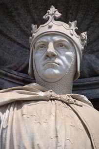 Charles d Anjou, statua iz Kraljeve palače u Napulju, foto: wikipedia