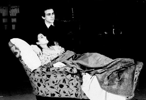 Josip Šutej (Rodolfo) i Zlata Butković (Mimì) - Giacomo Puccini, La Bohème, Narodno kazalište na Rijeci. 1952.