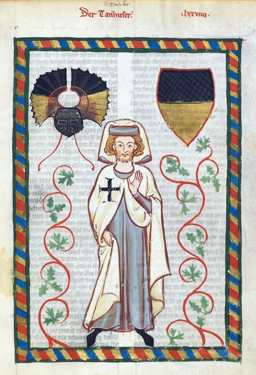 Tannhäuser iz <em>Codexa Manesse</em> oko 1300.