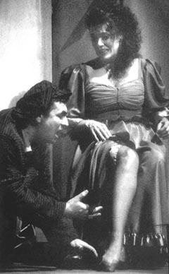 Valentin Enčev (Tonio) i Cynthia Hansell-Bakić (Nedda) – Ruggero Leoncavallo, Pagliacci, HNK Split, premijera 1992.