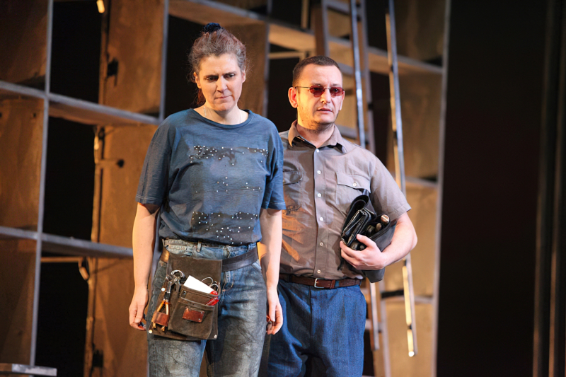 Dubravka Šeparović Mušović (Jele), Ozren Bilušić (Vlaho Slijepi), Ivan Brkanović, <em>Ekvinocij</em>, HNK u Zagrebu, 2015. 