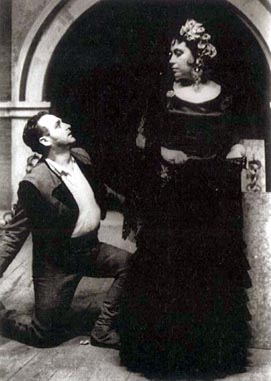 Josip Gostič (Don José) i Elza Karlovac (Carmen) – Georges Bizet, Carmen, Ljubljana, 1941.