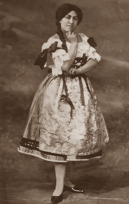 Emmy Destinnova, prva Mařenka Metropolitana 1909.