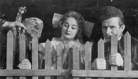 Franjo Paulik (Vašek), Mirka Klarić (Marica) i Josip Šutej (Janko) – Bedřich Smetana, Prodana nevjesta, HNK u Zagrebu