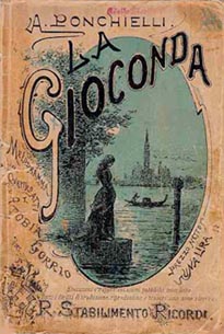 Naslovnica prvog izdanja partiture opere La Goiconda