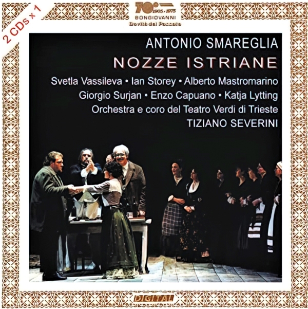 Naslovnica CD-a opere <em>Istarska svadba</em> Antonija Smareglije, 2001.