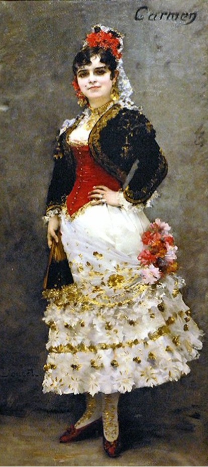 Galli-Marié kao Carmen, slikar Henri Lucien Doucet (1884.)