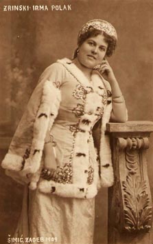 Irma Polak (Jelena) – Ivan pl. Zajc, Nikola Šubić Zrinjski, 1909.