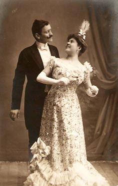 Irma Polak (Hanna Glawary) i Franjo Krampera (Rosillon) – Franz Lehár, Vesela udovica, 1907.