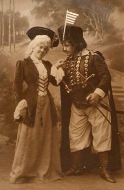 Irma Polak (Lidija) i Stanislav Jastrzebski (Trenk) – Srećko Albini, Barun Trenk, 1908.