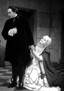 Josip Gostič (Des Grieux) i Dragica Martinis (Manon) – Jules Massenet, Manon, HNK u Zagrebu, 1947.