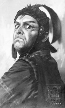 Josip Križaj (Mefistofele) – Charles Gounod, Faust, Zagreb, 1913.