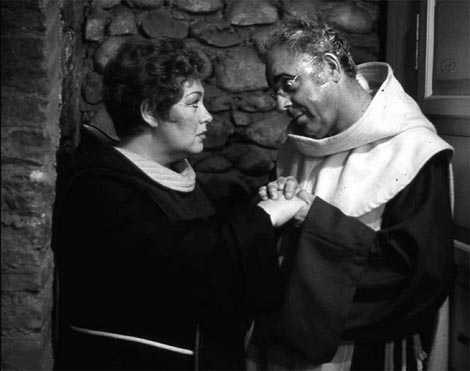 Ljiljana Molnar-Talajić (Leonora) i Renato Capecchi (Fra Melitone) – Giuseppe Verdi, Moć sudbine, Arena u Veroni, 1975.