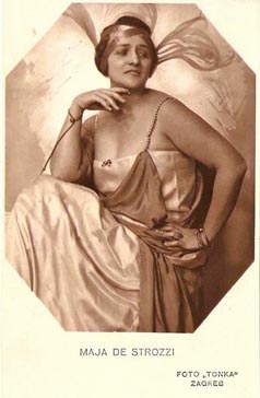 Maja de Strozzi (Violetta Valery) – Giuseppe Verdi, Traviata, Zagreb, 1923.