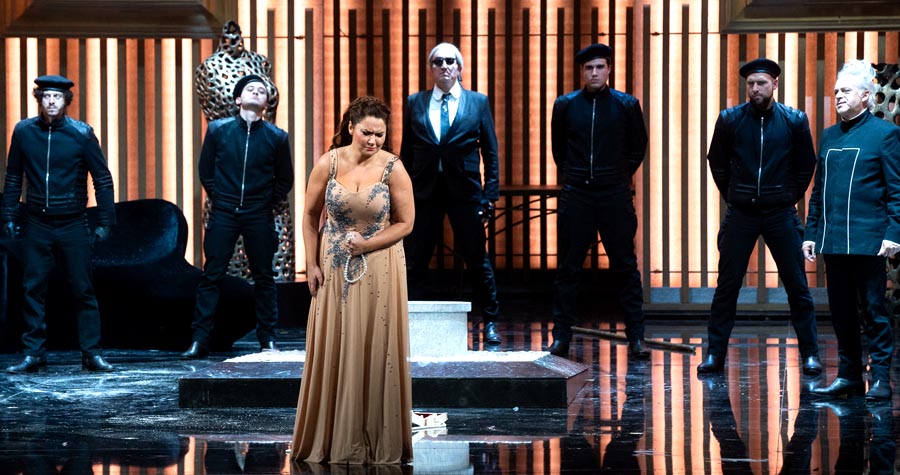 Lana Kos (Manon) i zbor Opere, Giacomo Puccini, <em>Manon Lescaut</em>, Teatro Verdi u Trstu, 2023.