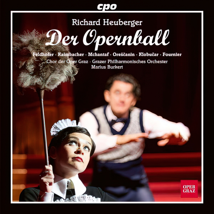 Naslovnica CD-a opere <em>Ples u operi</em> Richarda Heubergera, CPO, 2016. - Margareta Klobučar kao Marguerite