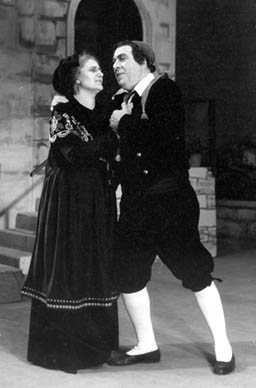 Marija Gatin (Lucia) i Ilija Žižak (Turiddu) – Pietro Mascagni, Cavalleria rusticana, Narodno kazalište Split, 1955.