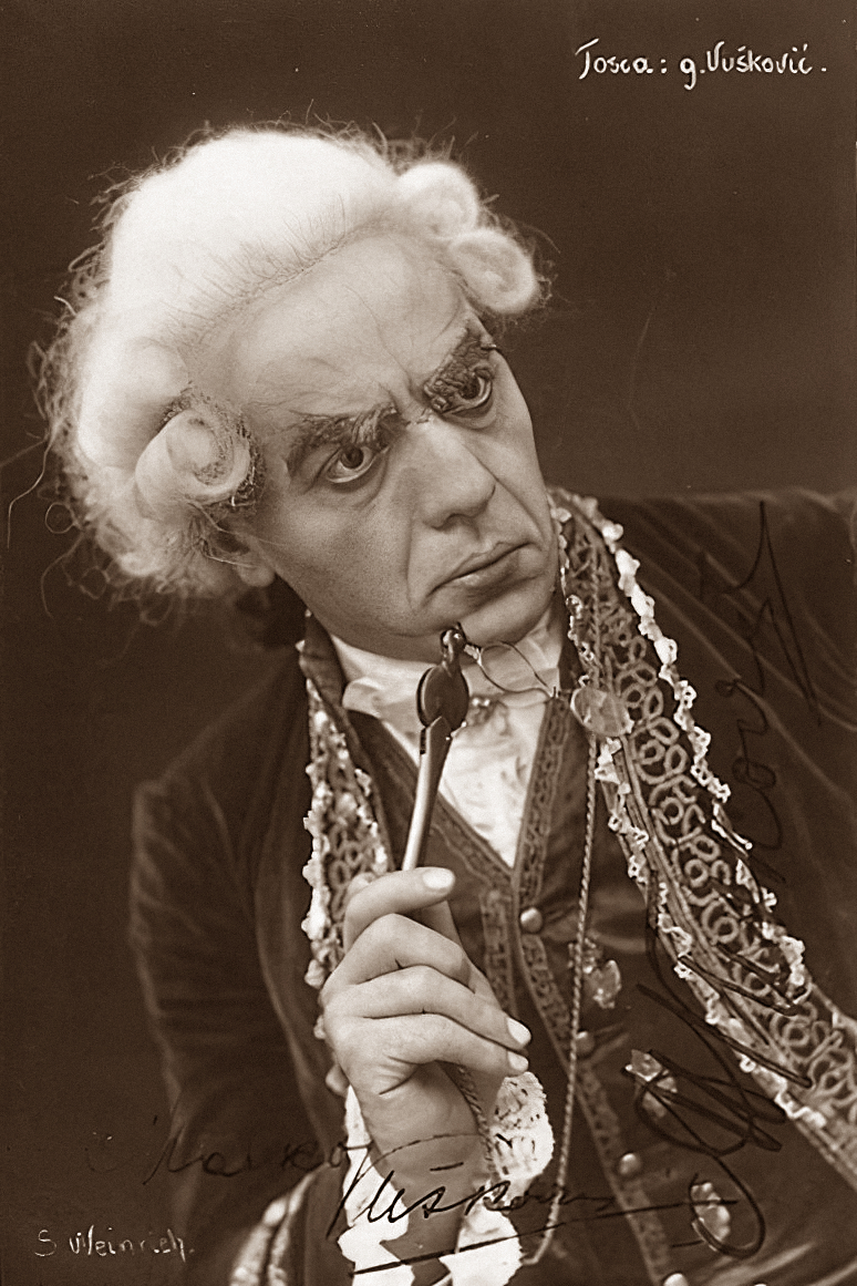 Marko Vušković kao Barun Scarpia, 1911.