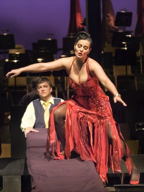 Michael Baba (Parsifal) i Martina Tomčić (Kundry), Richard Wagner, <em>Parsifal</em>, Tirolski festival u Erlu, 2006.