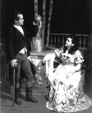 Stjepan Andrašević (Werther) i Mica Glavačević (Sofija) – Jules Massenet, Werther, Narodno kazalište Osijek, 1951.