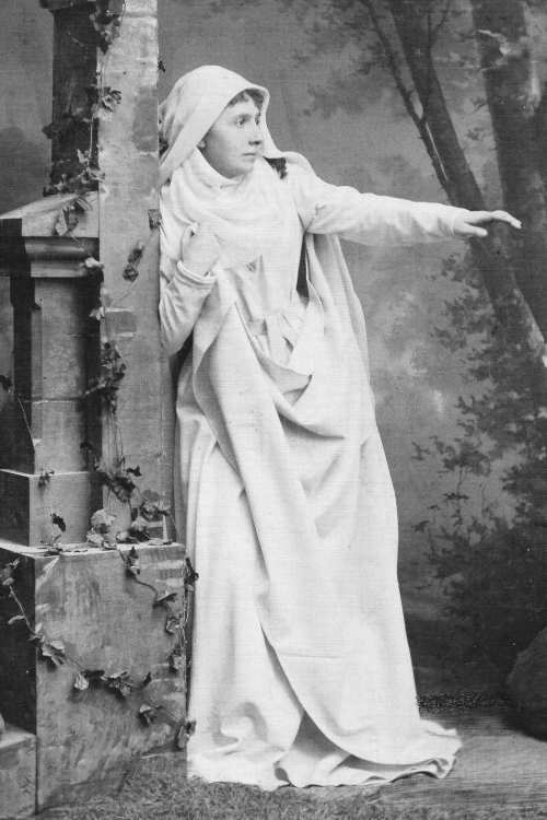 Milka Trnina kao Elizabeta u Tannhäuseru (treći čin), München, 1894.