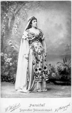 Milka Trnina kao Kundry u Parsifalu (drugi čin), Bayreuth, 1899.