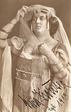 Mira Korošec (Kraljica od Sabe) – Karl Goldmark, Kraljica od Sabe, Zagreb, 1913.