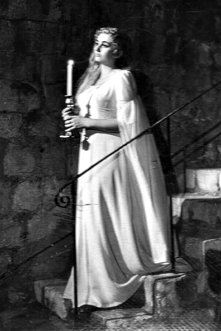 Mirka Klarić (Desdemona), Giuseppe Verdi, <em>Otello</em>, Dubrovačke ljetne igre, 1957.