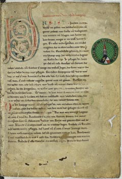 Naslovnica epa Nibelungenlied, cca 1220.-1250, foto: de.wikipedia.org