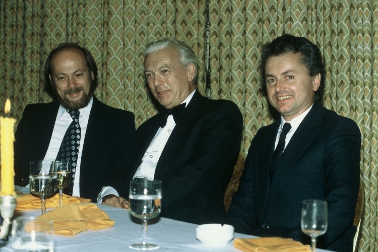 Proslava 70. rođendana Stjepana Šuleka - sa slavljenikom i Brankom Lazarinom