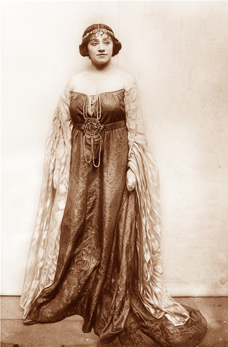 Gabrijela Horvatova kao Kneginja, Národní divadlo, Prag, 1911.