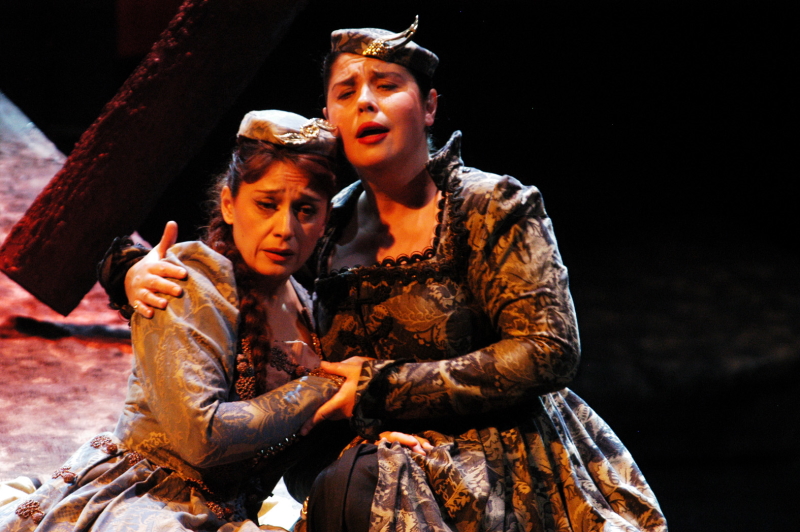 Vesna Baljak (Jelena) i Sanja Uroić Ljutić (Eva), Ivan pl. Zajc <em>Nikola Šubić Zrinjski</em>, HNK u Osijeku