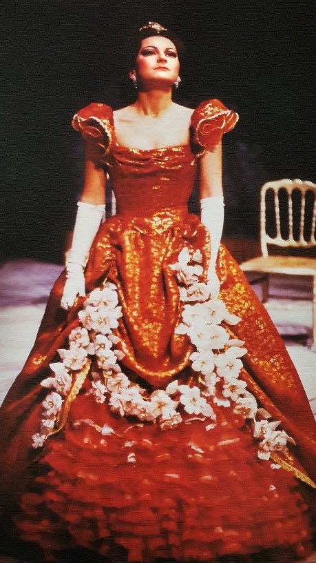 Vlatka Oršanić kao Violetta, Giuseppe Verdi <em>Traviata</em>, SNG u Ljubljani, premijera 1984.