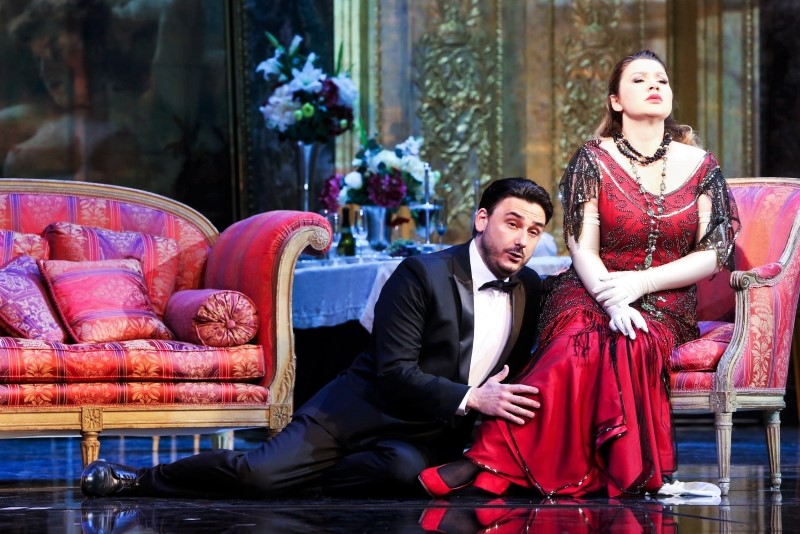 Lana Kos (Violetta), Alfredo Raffaele Abete (Alfredo), Giuseppe Verdi, <em>Traviata</em>, HNK u Zagrebu, 2022.