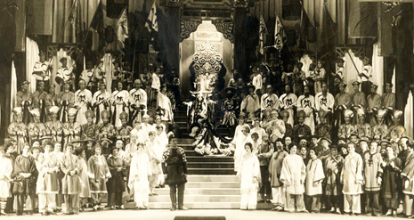 Narodno kazalište u Zagrebu: Giacomo Puccini, Turandot, dir. i red. Friderik Rukavina, prva izvedba u Hrvatskoj, 26. svibnja 1928.