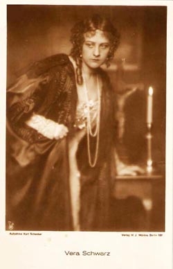 Vera Schwarz (Floria Tosca) – Giacomo Puccini, Tosca, 1923.