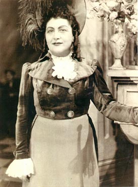 Vilma Nožinić (Floria Tosca) – Giacomo Puccini, Tosca, Zagreb, 1942.