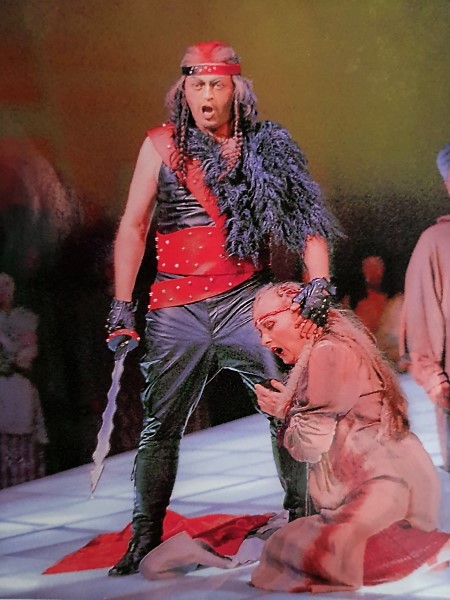 Vitomir Marof kao Nabucco, Giuseppe Verdi, <em>Nabucco</em>, SNG u Ljubljani, premijera 2000.