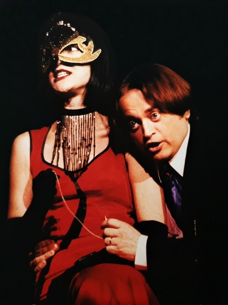 Zorica Antonić (Rosalinda) i Vitomir Marof (Eisenstein), Johann Strauss, <em>Šišmiš</em>, Zagrebačko gradsko kazalište Komedija, premijera 1996.
