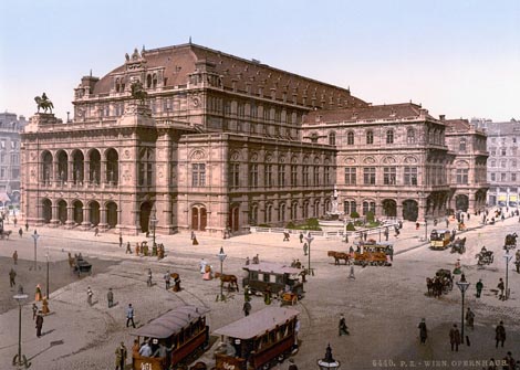 Bečka državna opera (Wiener Staatsoper) oko 1900., foto: wikipedia