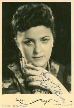 Zinka Kunc, Osijek, 1940.