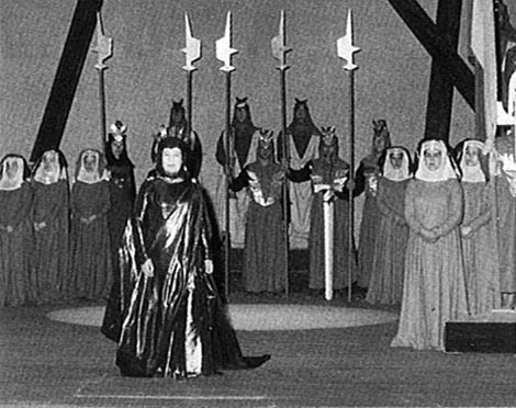 Zlata Čulić (Elza)? i Zbor Opere – Richard Wagner, Lohengrin, Narodno kazalište, Split, 1959.